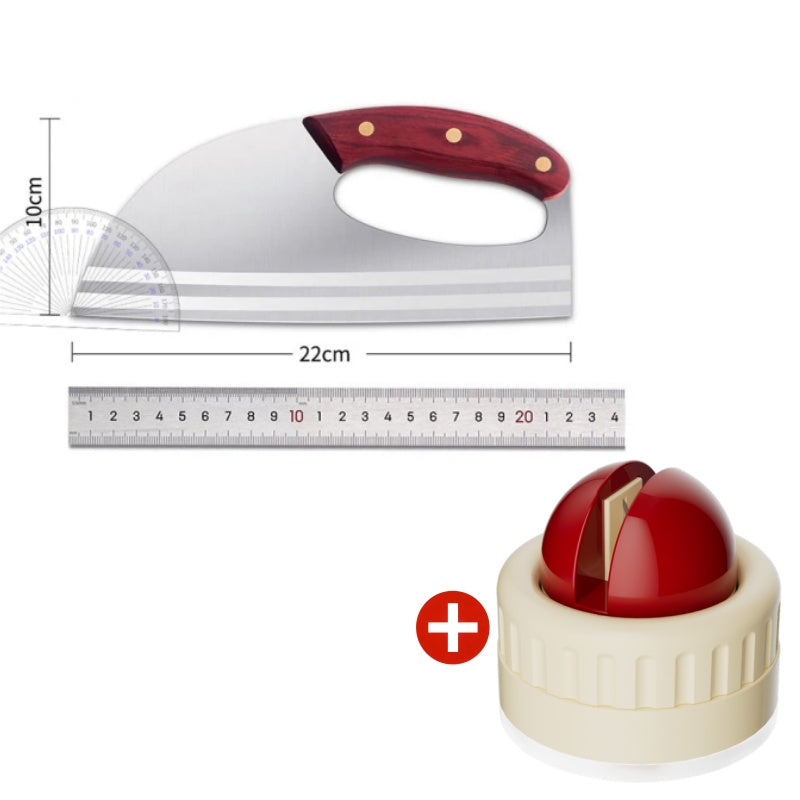 Ergonomic kitchen knife – front-handle design, effortlessly cuts vegetables and meat. A thoughtful gift for home cooks. 🍅🔪