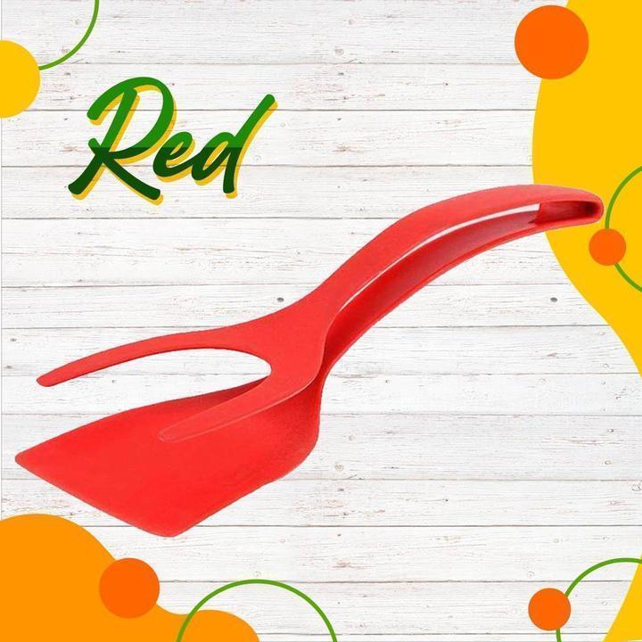 🔥🥩 2-in-1 Spatula Clip – Heat-Resistant Silicone & Non-Slip Handle – Kitchen Cooking Essential
