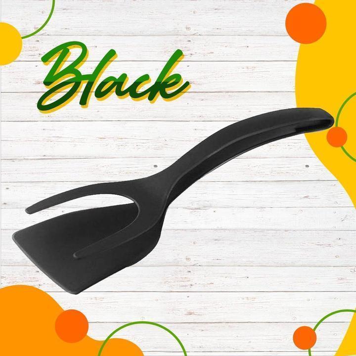 🔥🥩 2-in-1 Spatula Clip – Heat-Resistant Silicone & Non-Slip Handle – Kitchen Cooking Essential